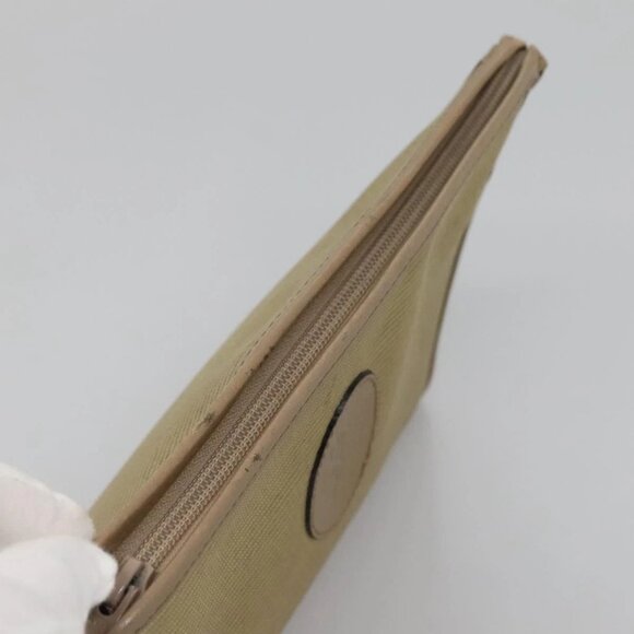 SAINT LAURENT Clutch Bag 2Set Beige Brown gold Auth - Picture 12 of 16